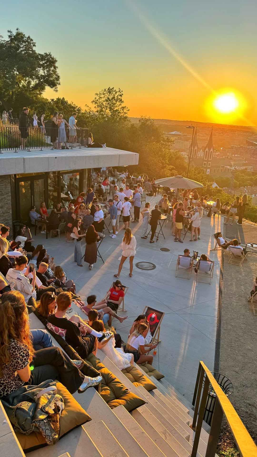 Prague Bistro Offers Amazing Sunset Views