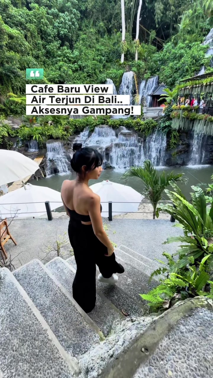 Cafe With A Waterfall View