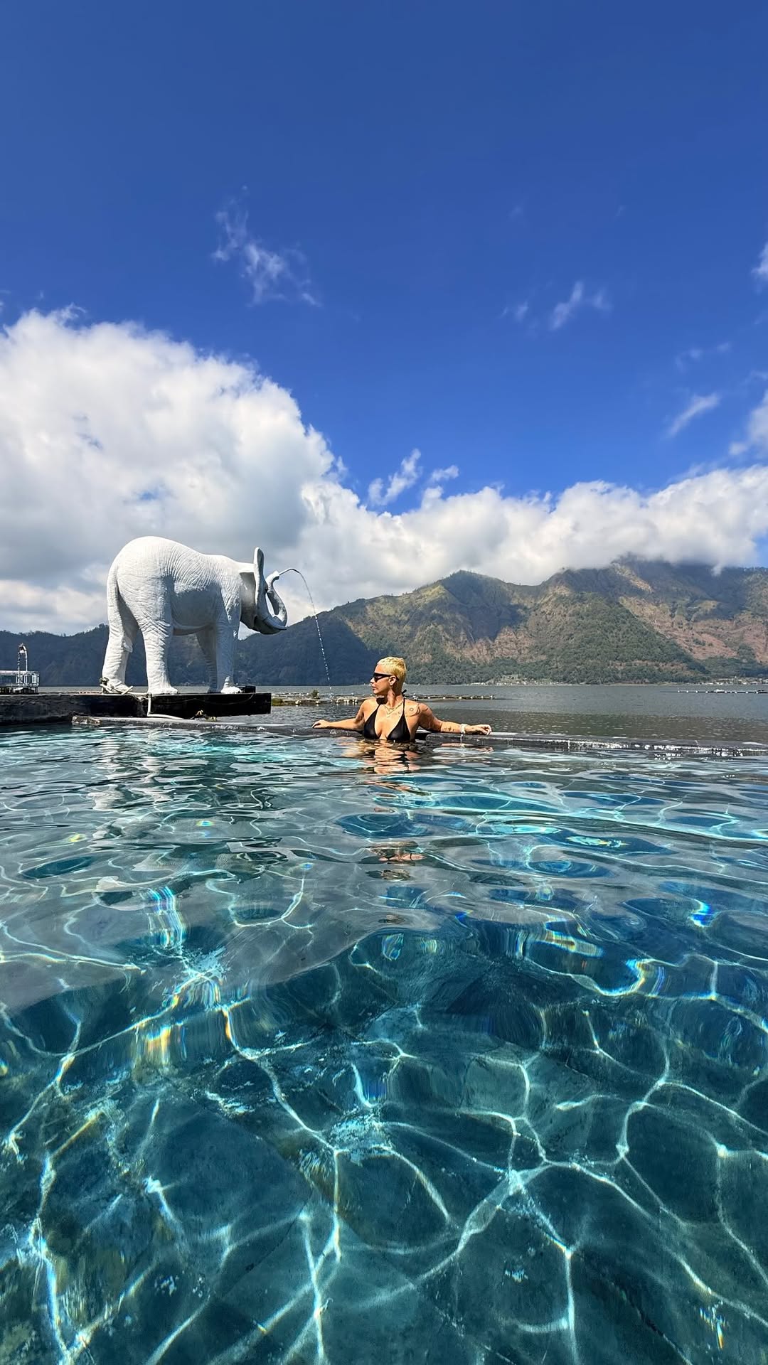 Natural Hot Springs Overlooking Lake Batur
