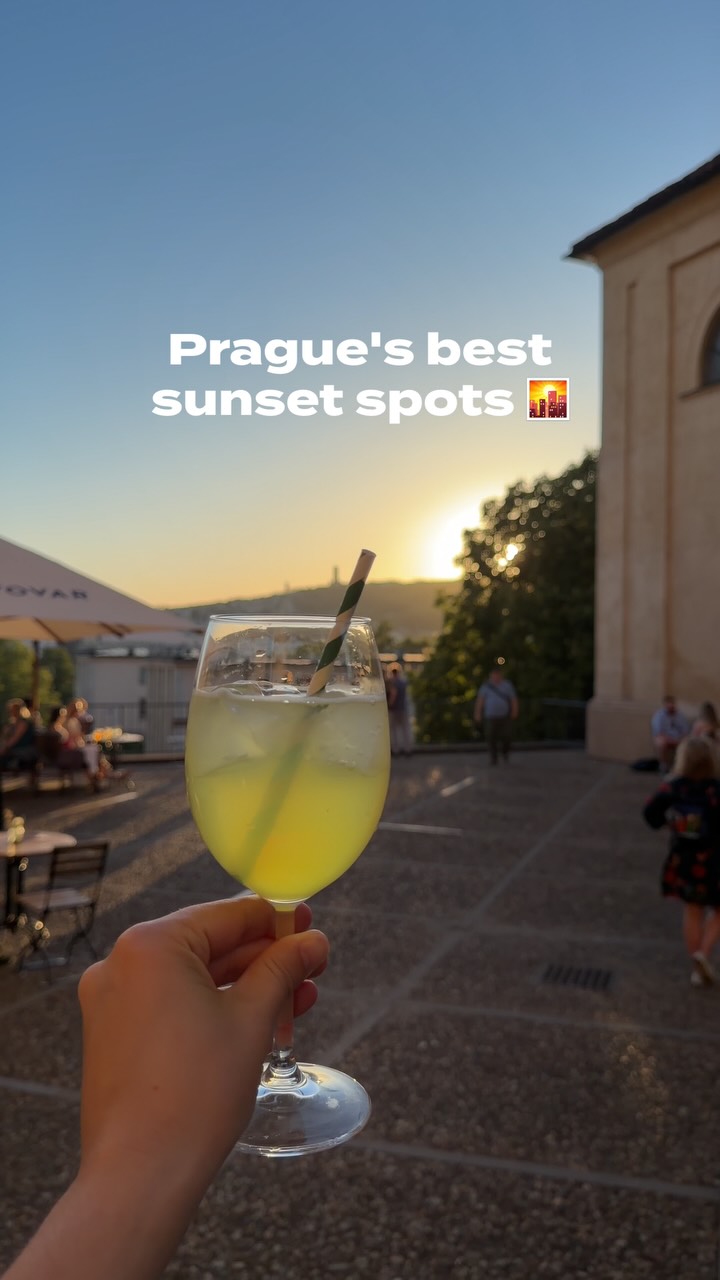 Prague's Best Spots For Sunset Drinks