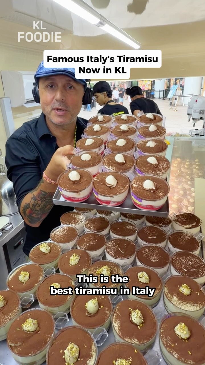 Two Italian Tiramisu Trucks in Kuala Lumpur