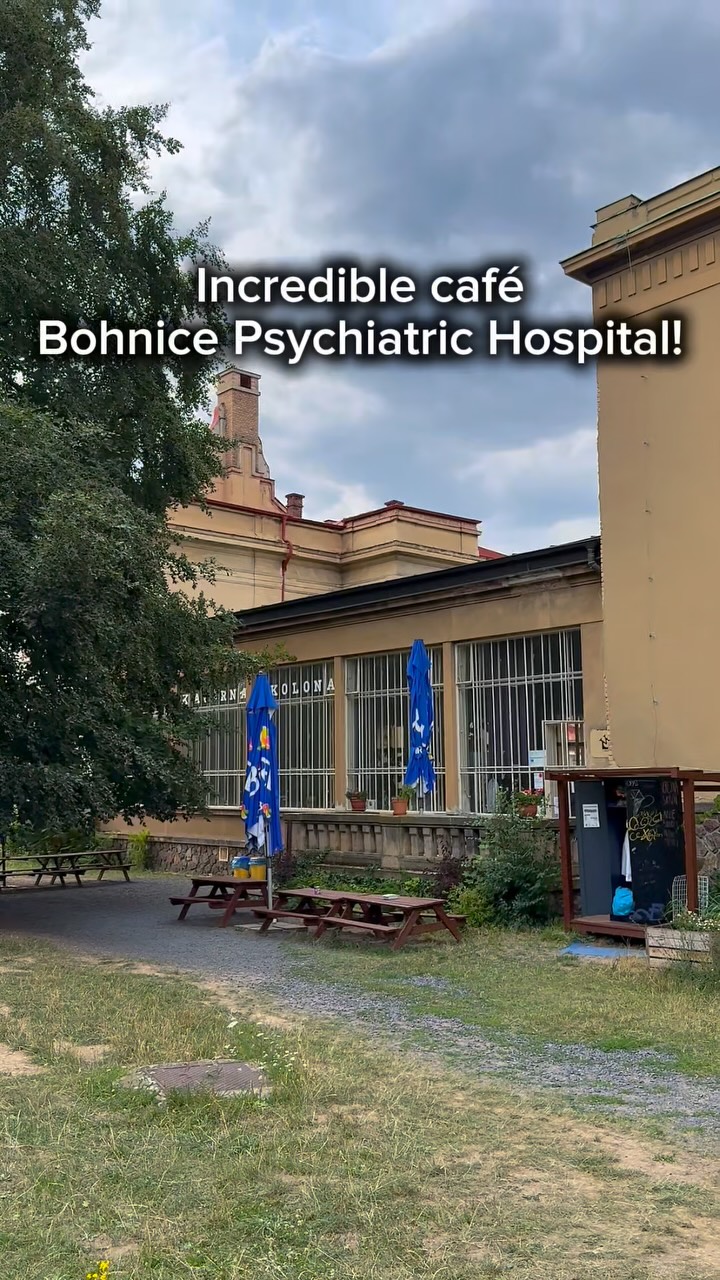 Bohnice Psychiatric Hospital Cafe's Unique Atmosphere