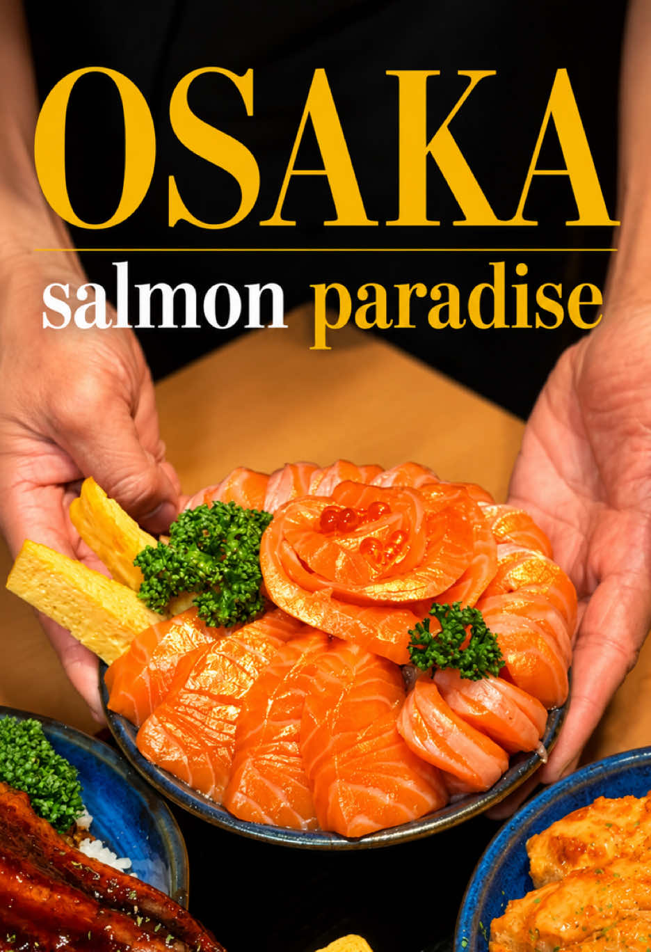 Salmon Delights Near Dotonbori