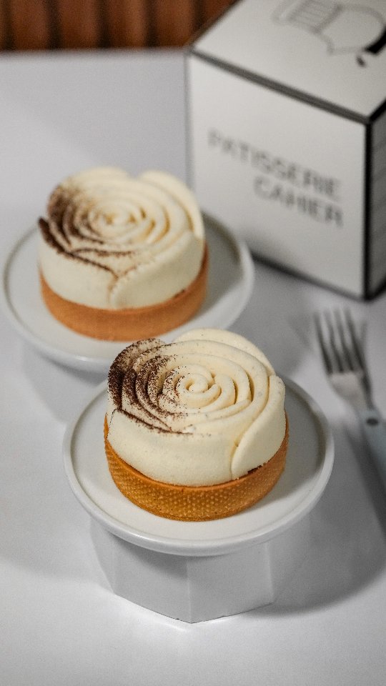 Handmade Vanilla Tart Rich With Flavor