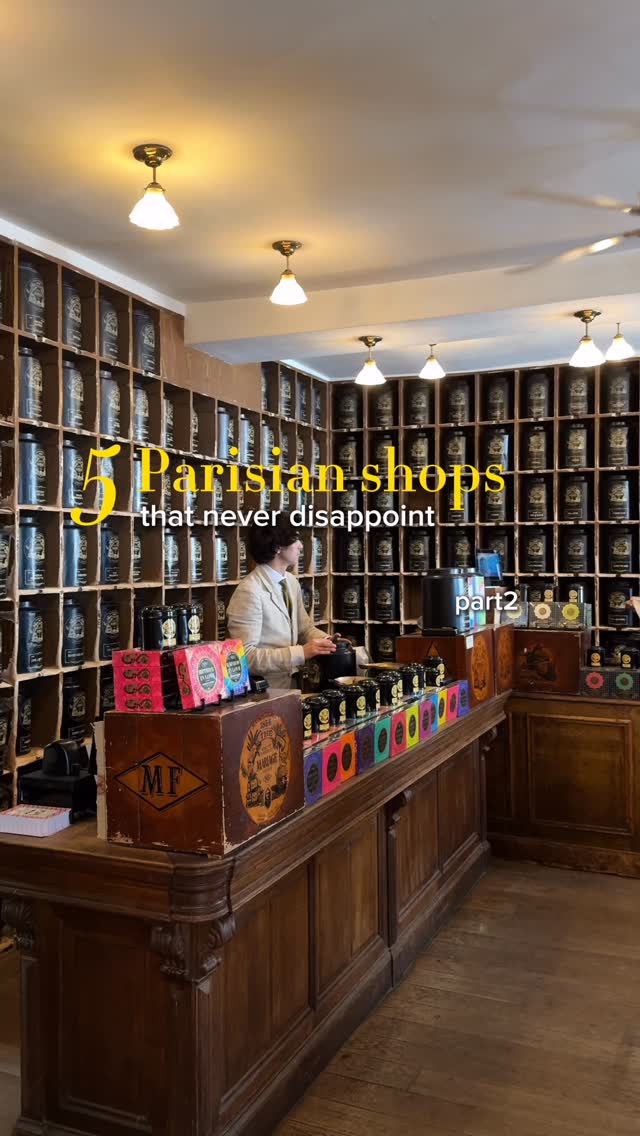 6 Shops in Paris