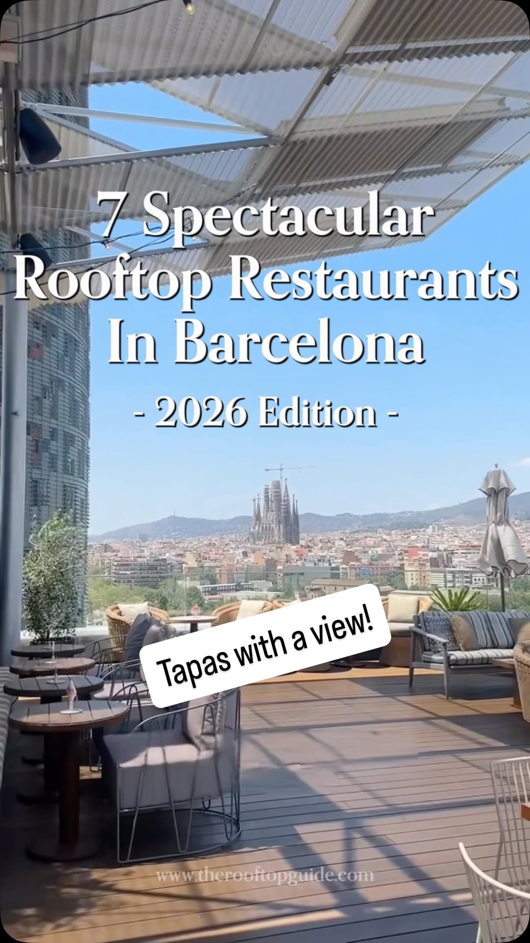 Seven Barcelona Rooftop Restaurants to Experience