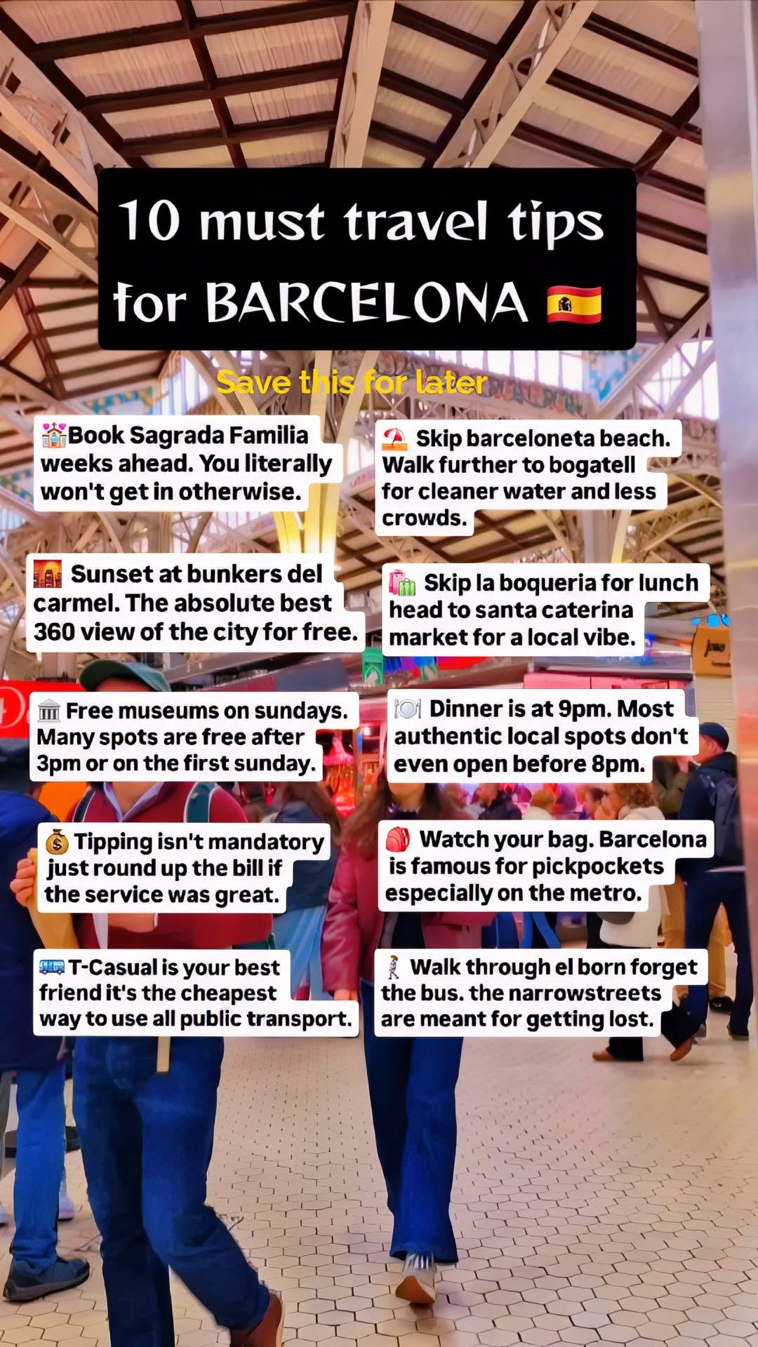 7 Places in Barcelona