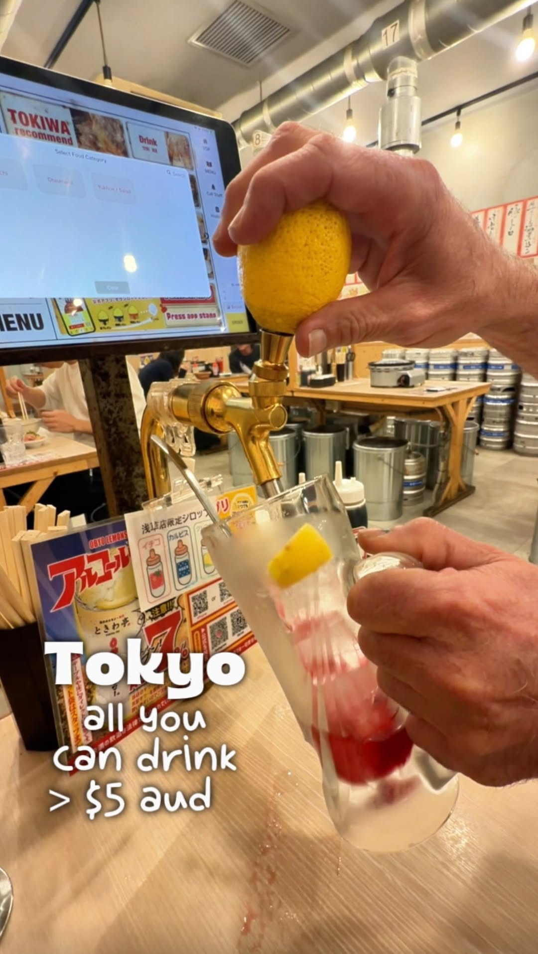 All-You-Can-Drink Lemon Sours and Yakiniku
