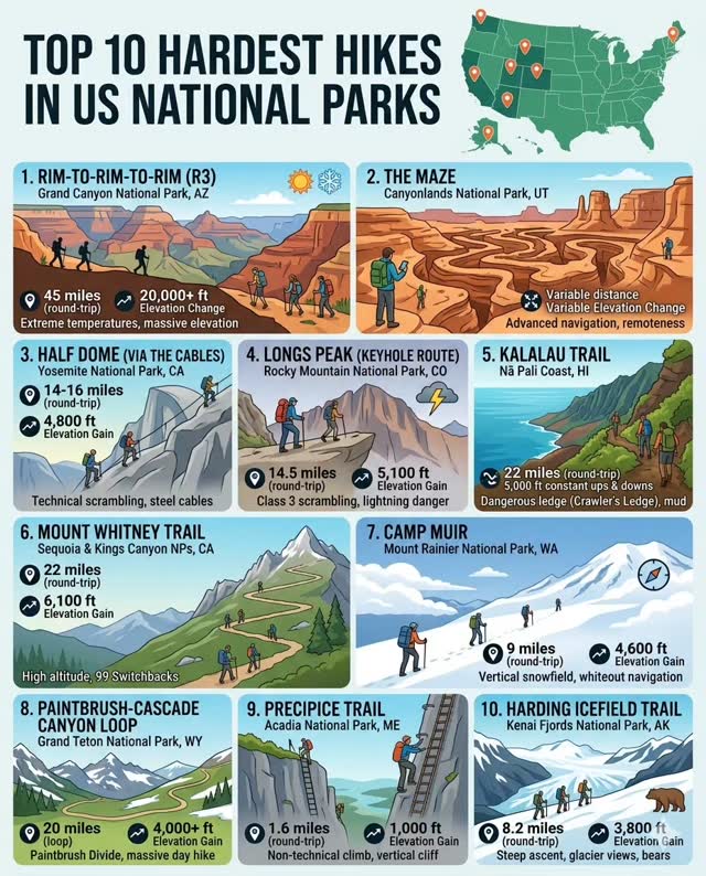 10 Parks in United States