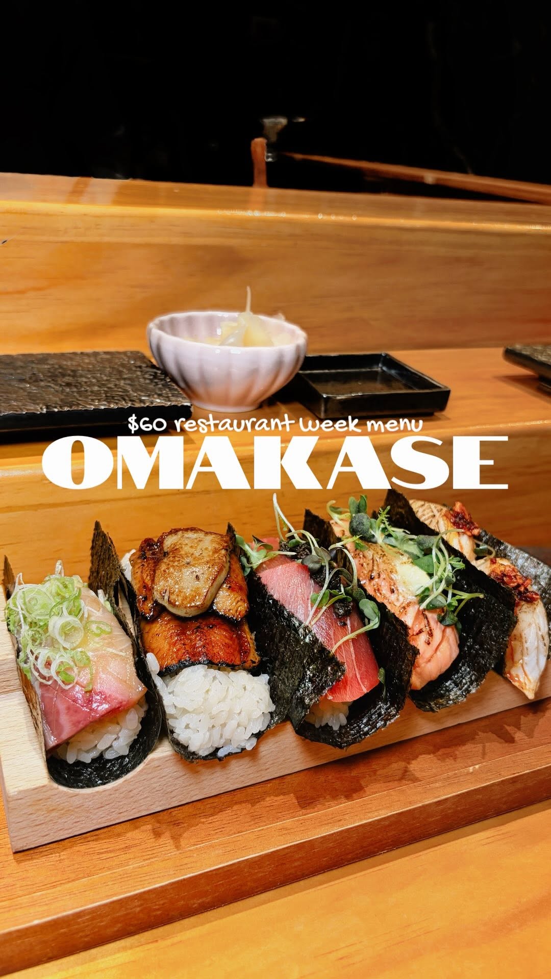 NYC Restaurant Week Sushi Tasting Menu