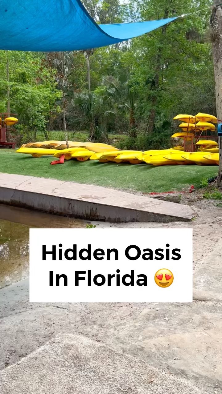 Emerald Cut Spring Water Oasis Near Orlando