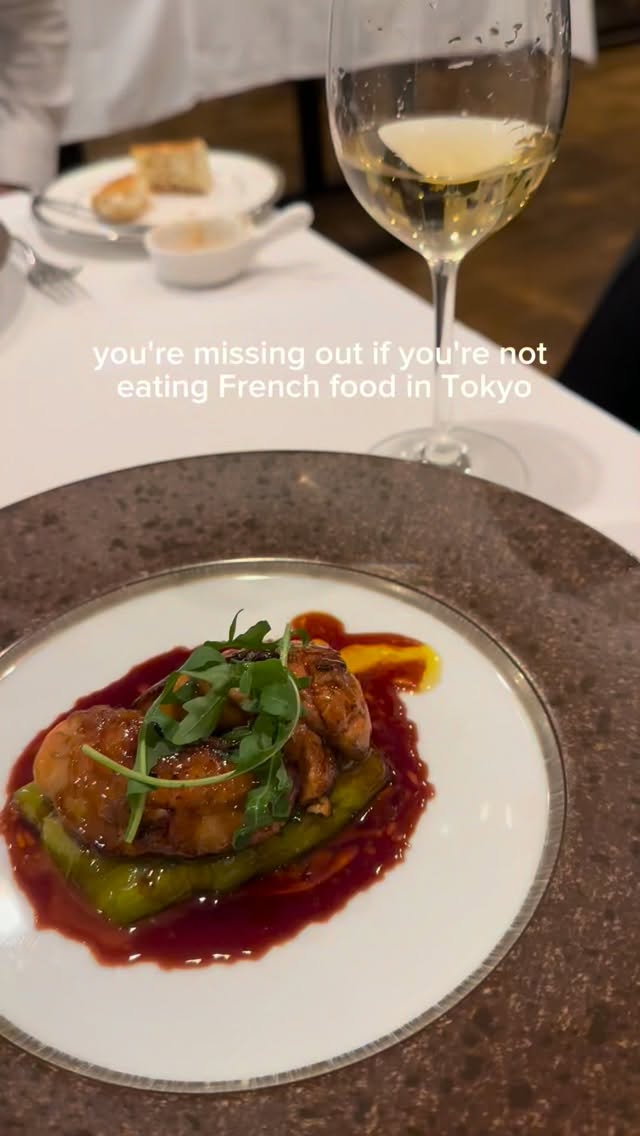 French Dining in Tokyo with Japanese Ingredients