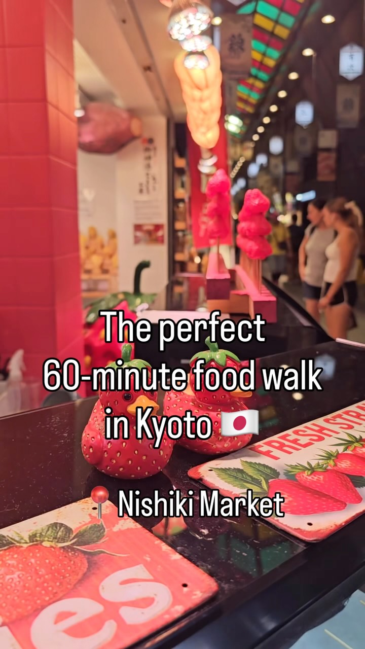 Kyoto Food Market and Shrine Exploration