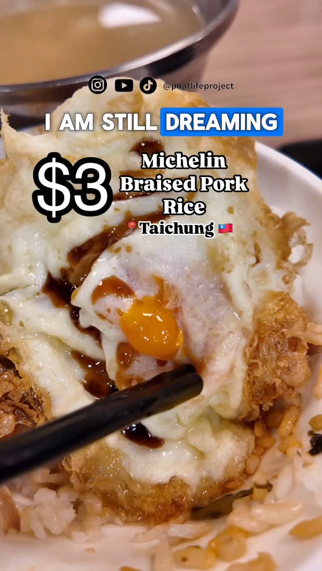 Michelin-Starred Braised Pork Rice in Taiwan