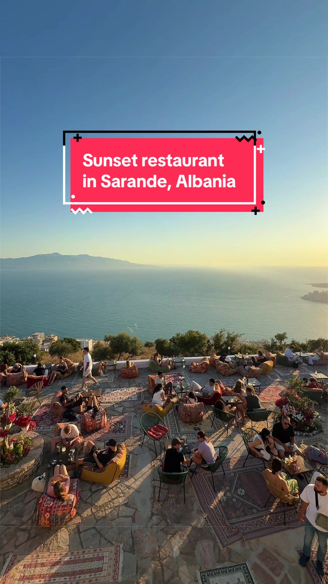Saranda Castle Restaurant Offers Stunning Sunset Views