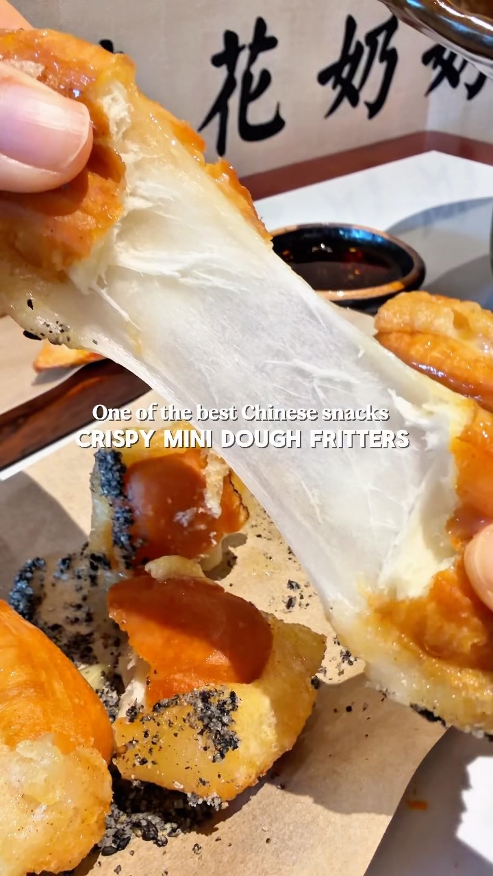 Crispy Mochi Stuffed Dough Fritters At Nai Nai Flavor