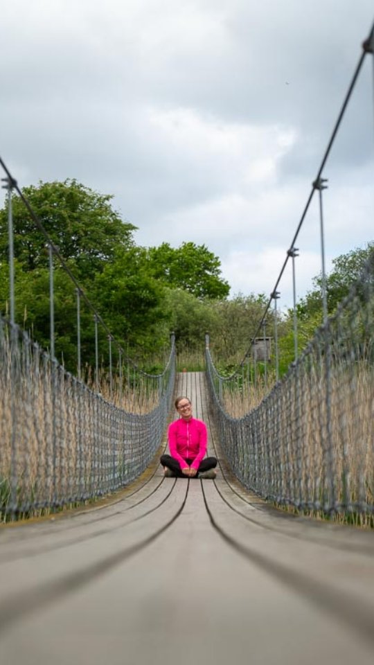 Hanging Bridges Along the Skåneleden Trail