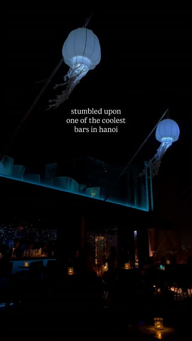 Hanoi Rooftop Bar With Avatar Ambiance