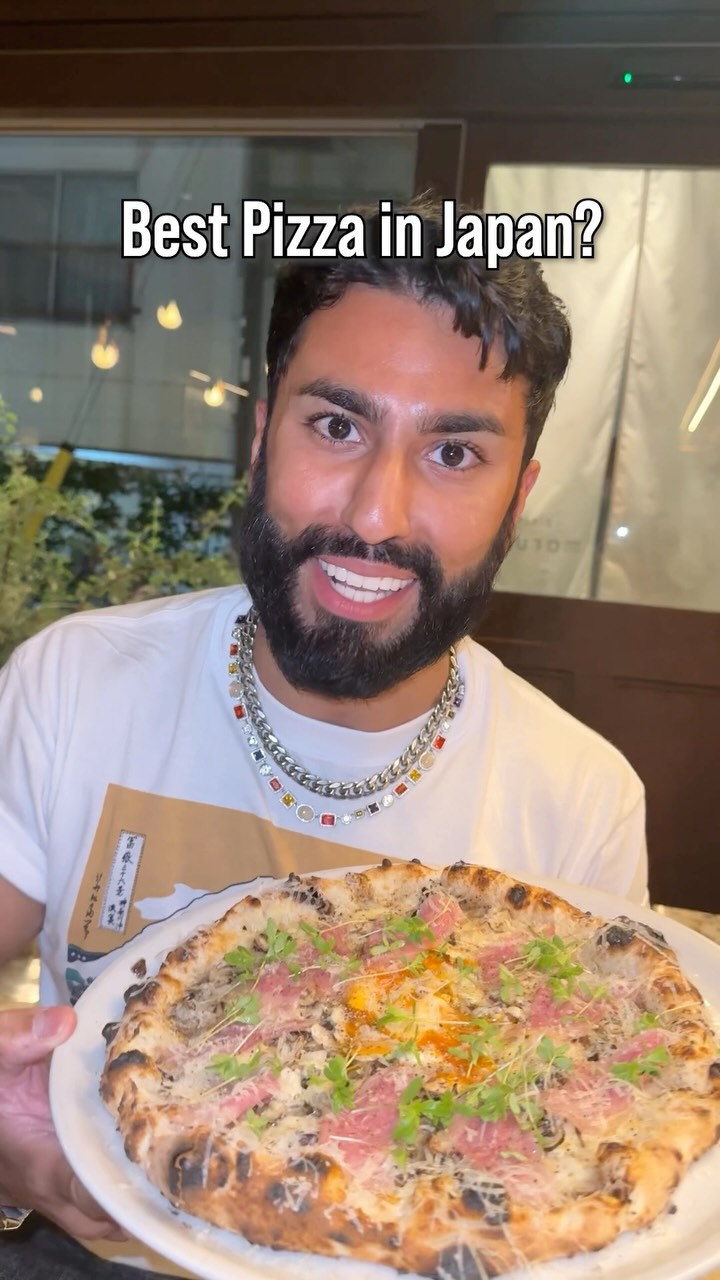 World-Ranked Chef's Wagyu Pancetta Pizza