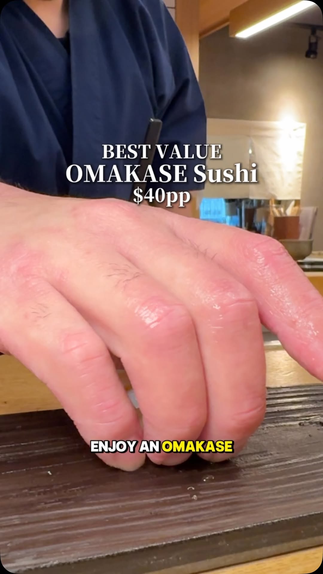 Affordable Upscale Sushi Omakase Experience