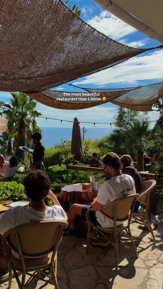 Portuguese Garden Dining with Scenic Views