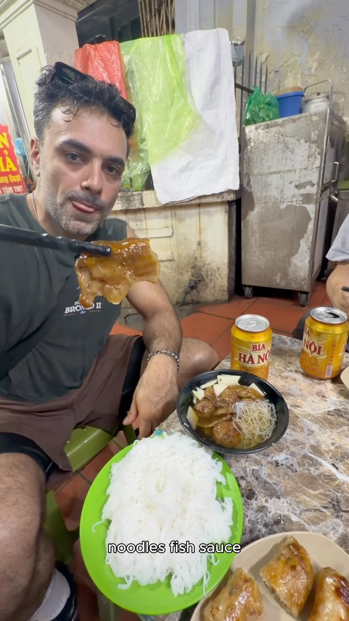 Famous Bún Chả Restaurant in Hanoi