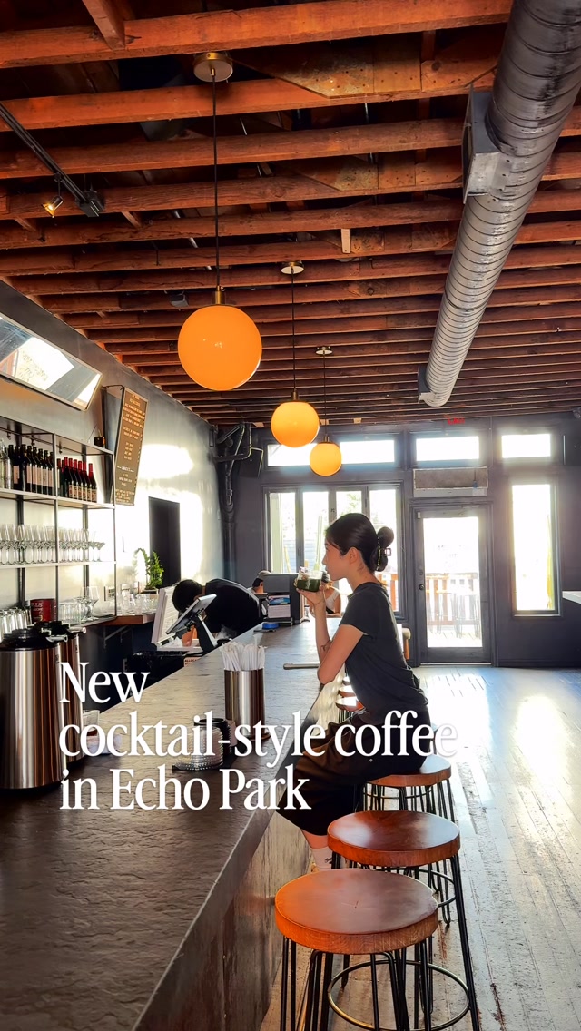 Echo Park's Modern Bar-Style Coffee Shop Opens