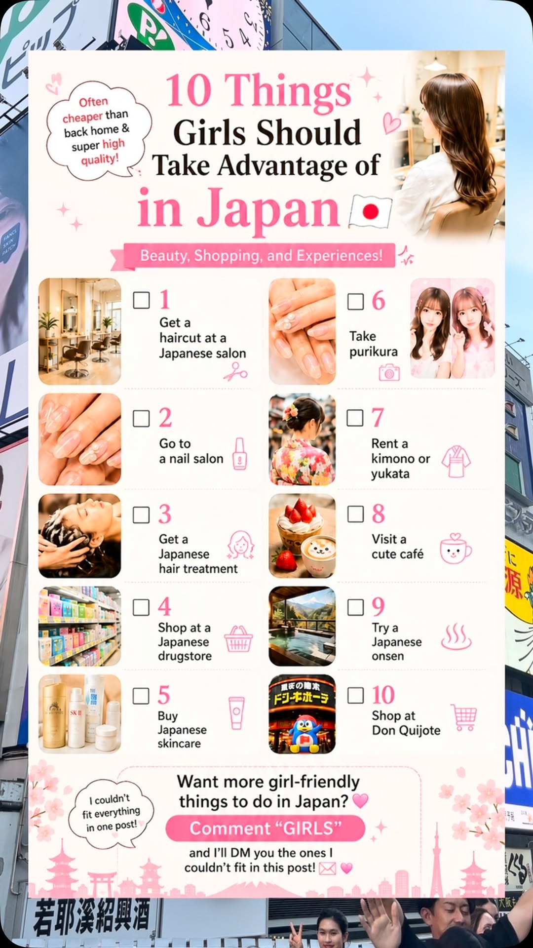 Japan's Best Spots For A Girls' Trip