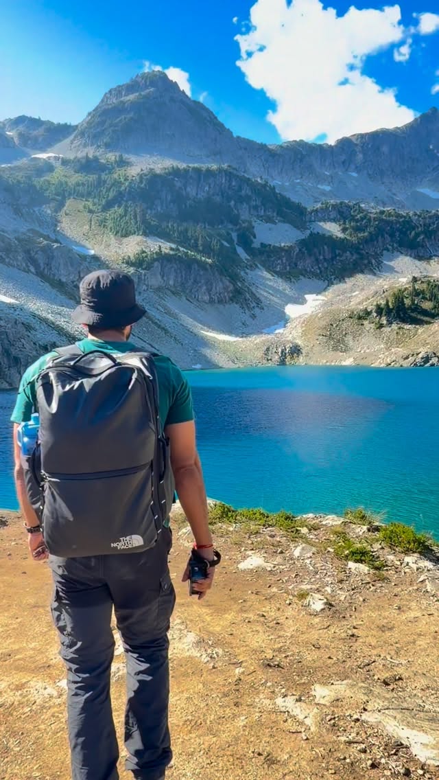 Tricouni Peak Hike to Turquoise Berg Lake
