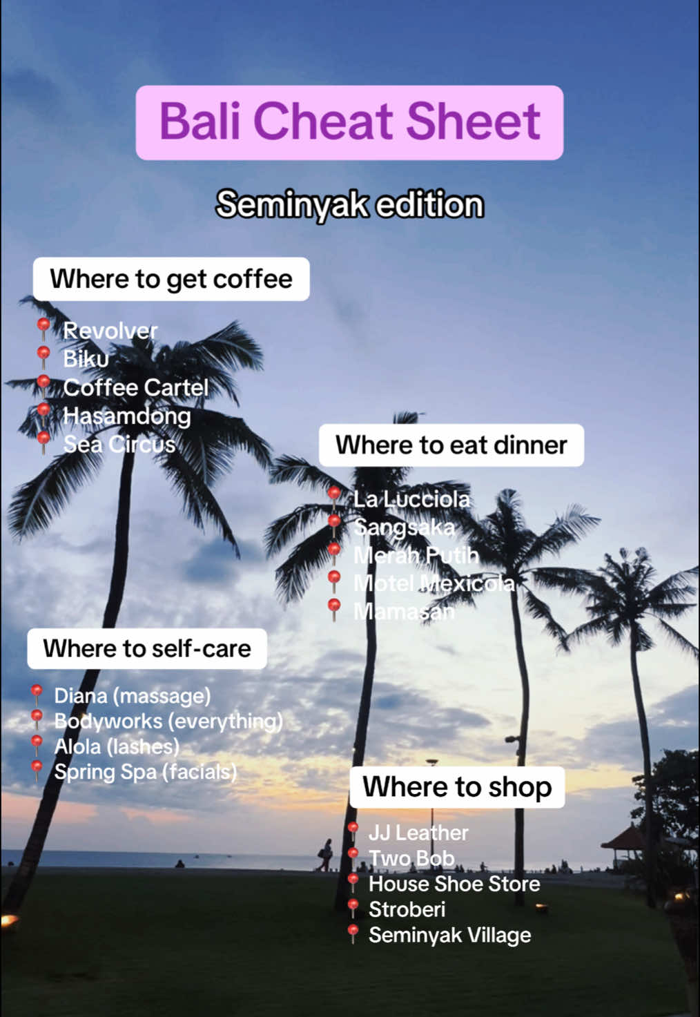 Bali Hotspots: Restaurants, Spas, and Shops