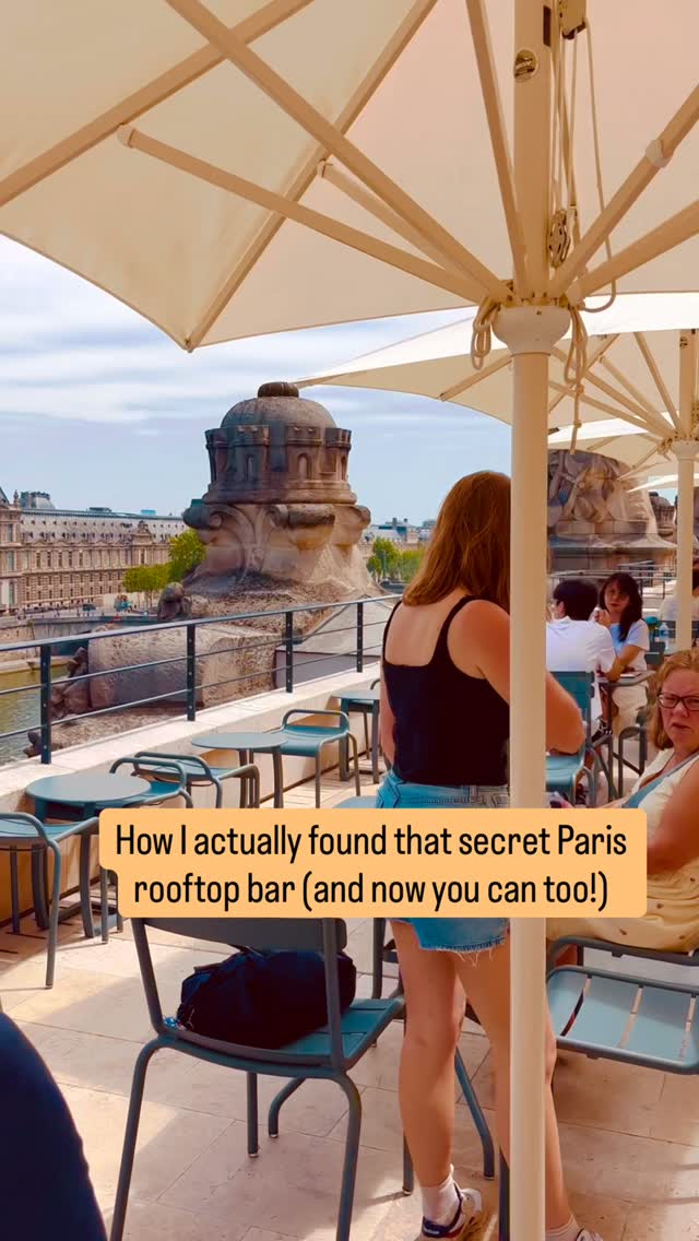 Paris Rooftop Bar Accessed Through Musée d'Orsay