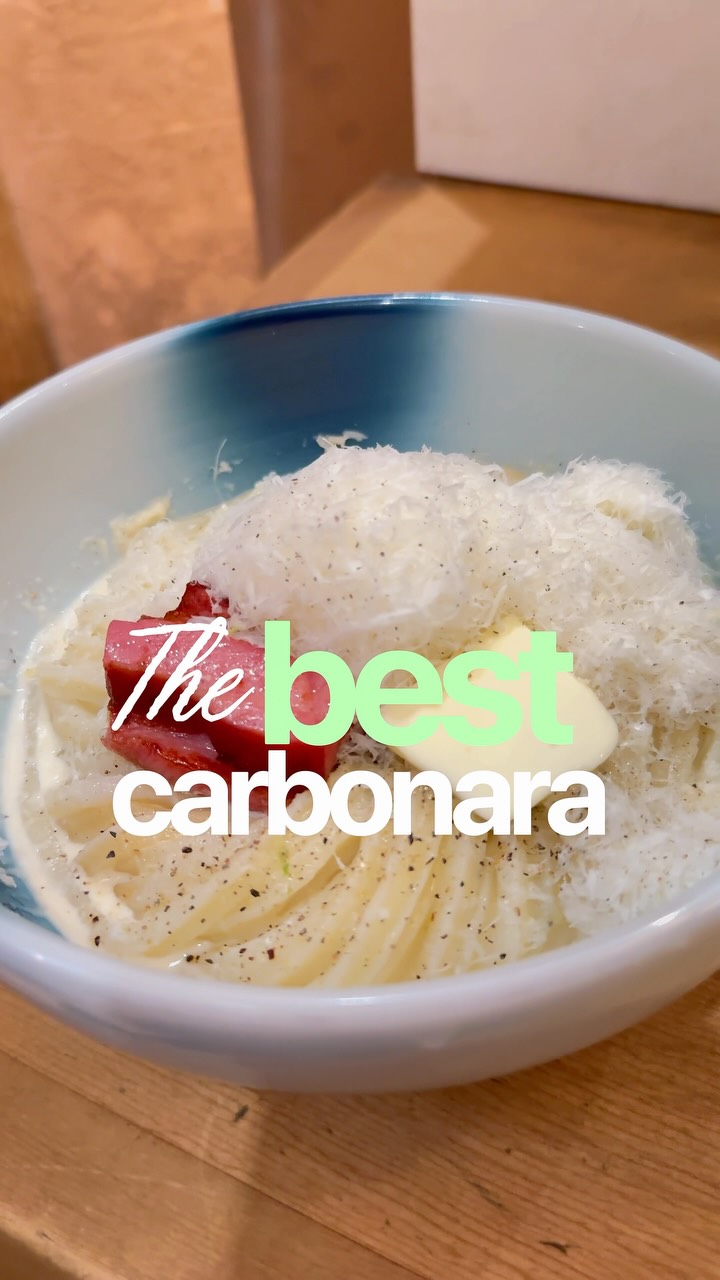 Tokyo Spot Serves Viral Carbonara Udon