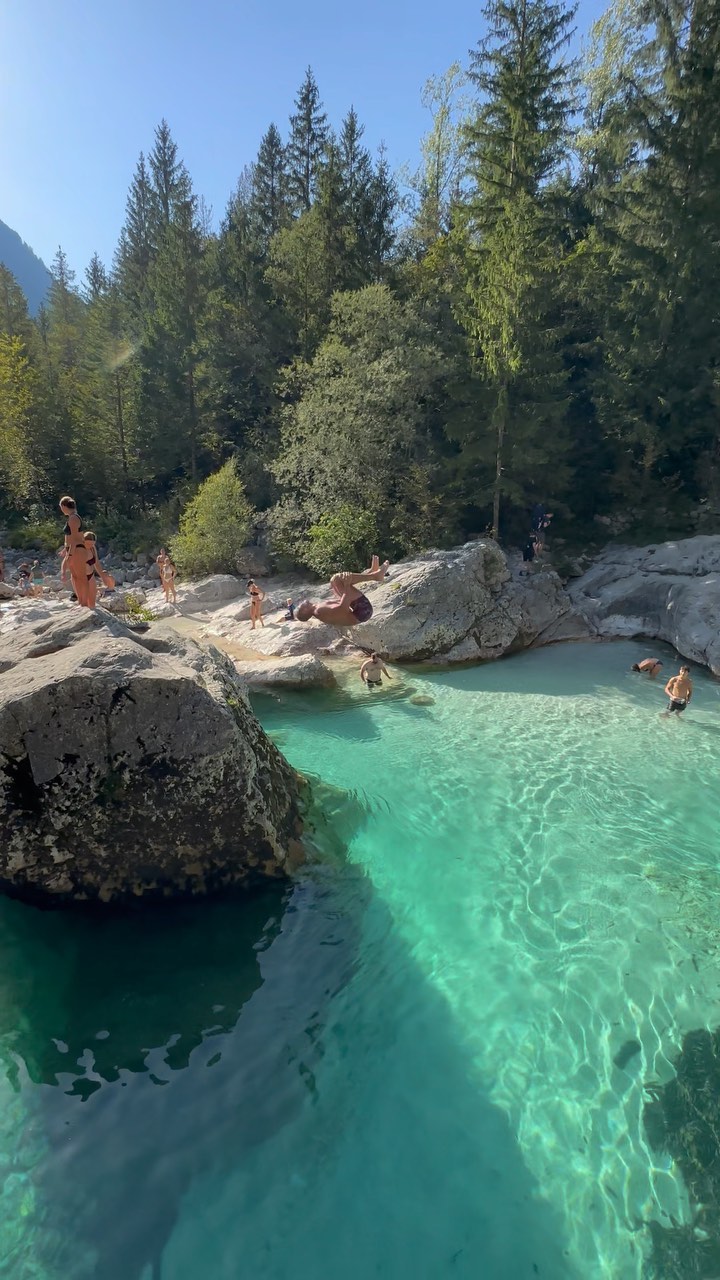 Slovenian Alpine Gorges And Natural Pools