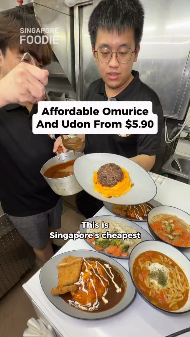 Omuplace Offers Affordable Omurice and Udon