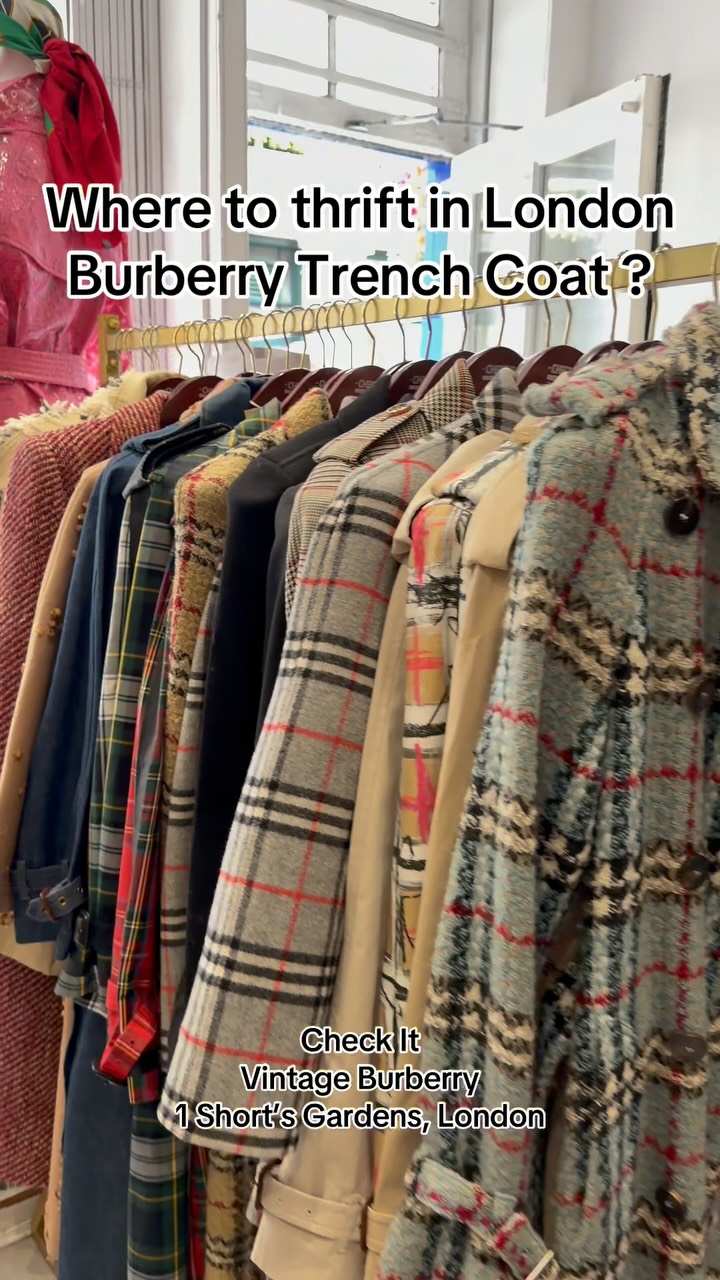 London And Paris Vintage Burberry Trench Coats