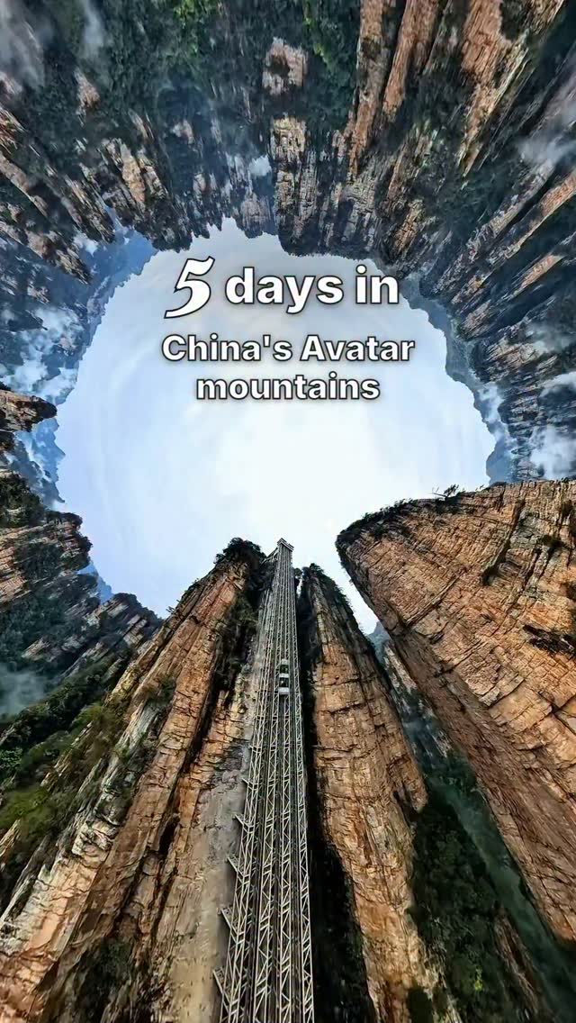 Zhangjiajie's Avatar Mountains and Surrounding Chinese Towns