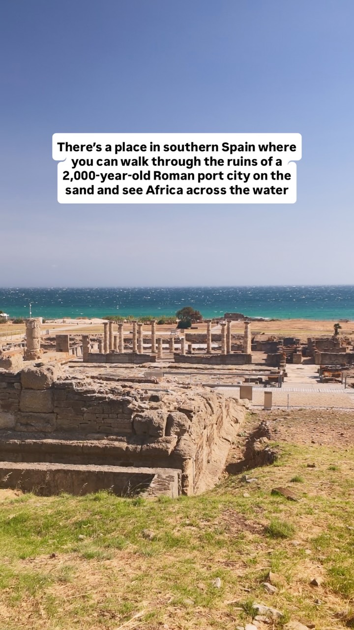 Ancient Roman Port City Preserved by Sand