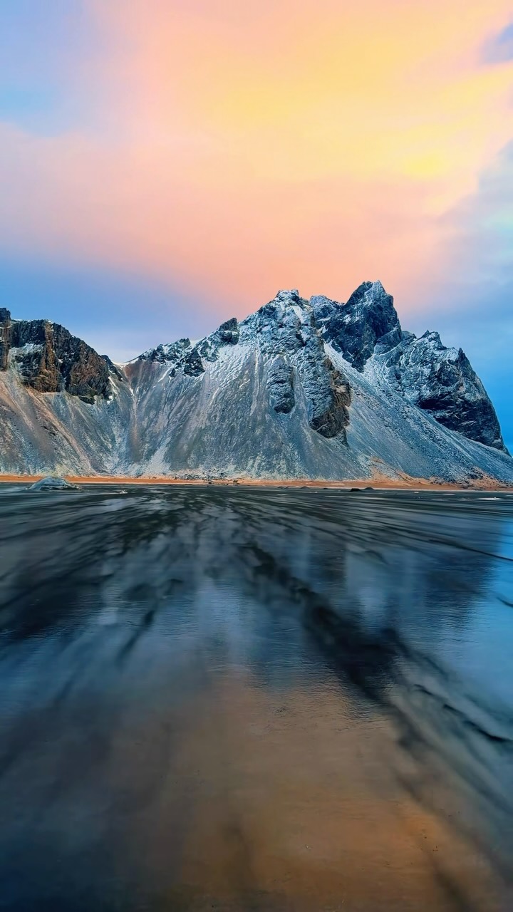 Vestrahorn's Mountain Reflection In Iceland