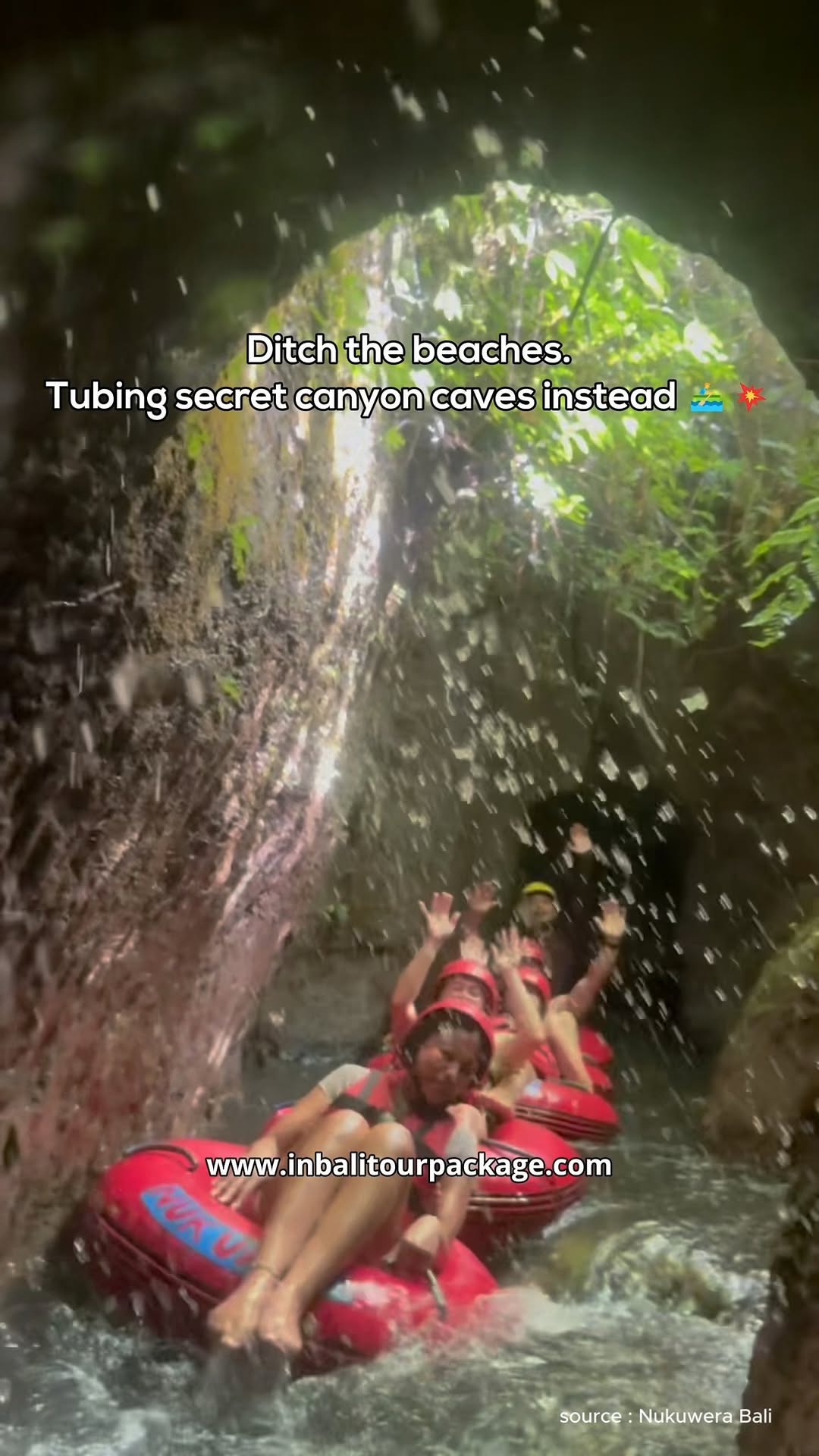 Bali's Adventurous River Tubing Through Secret Canyons