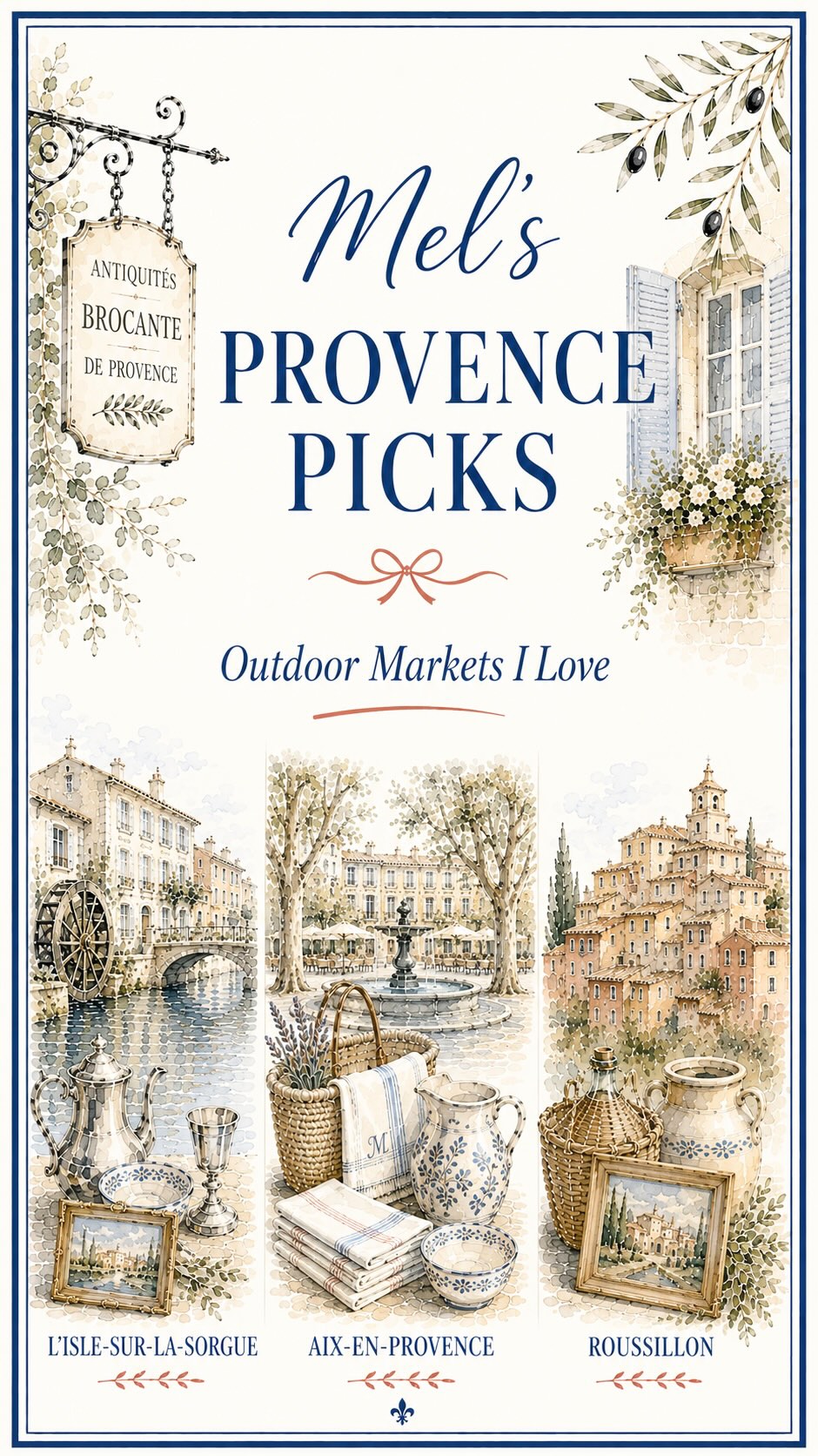 Provence Markets: Antiques, Streets, and Village Charm