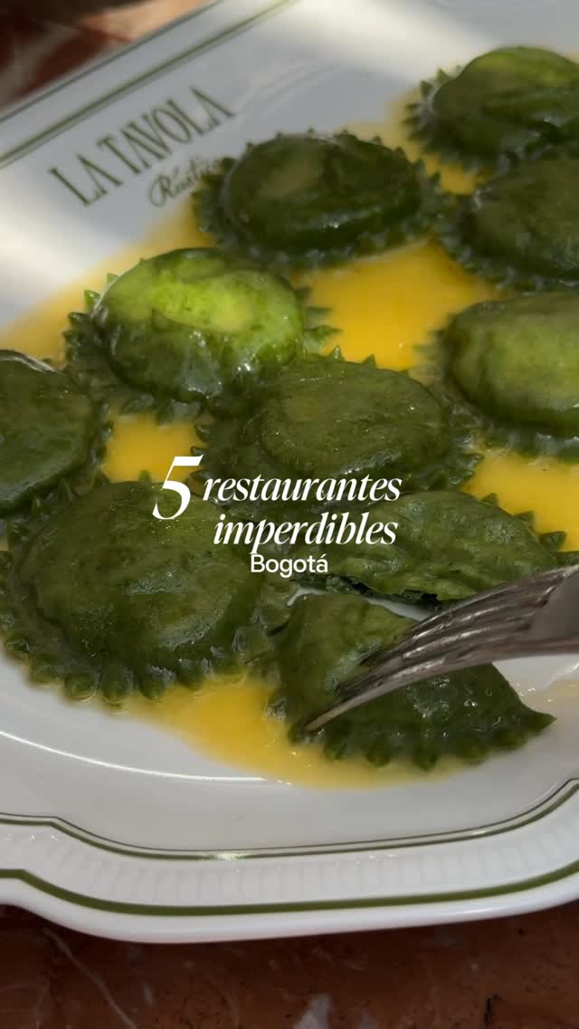 5 Restaurants in Bogotá
