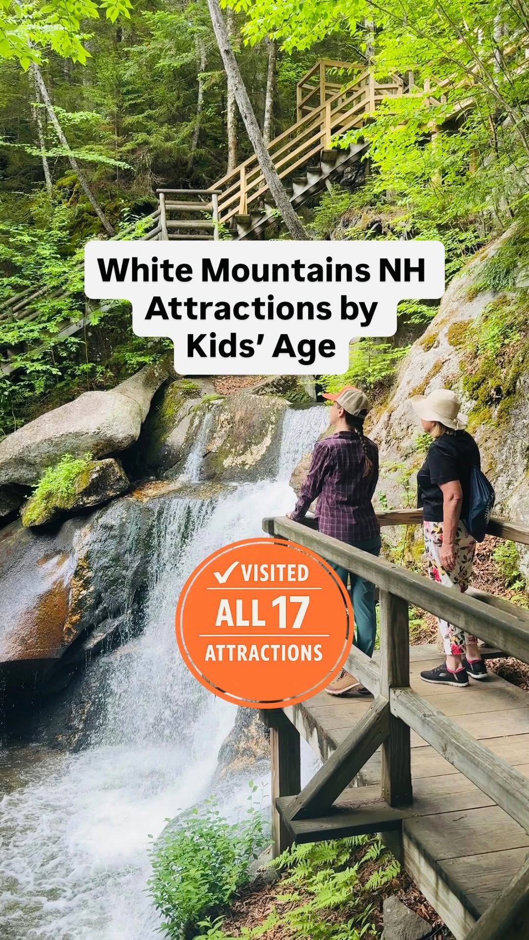 White Mountains Family Attractions By Age Group