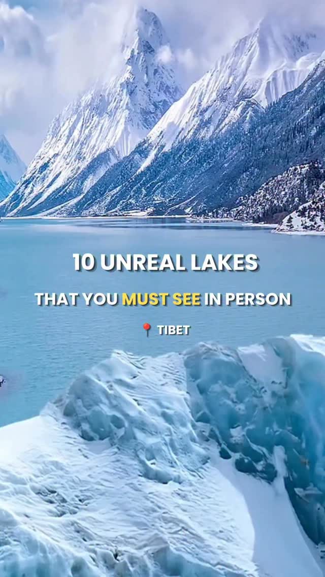 Breathtaking Tibetan Alpine Lakes
