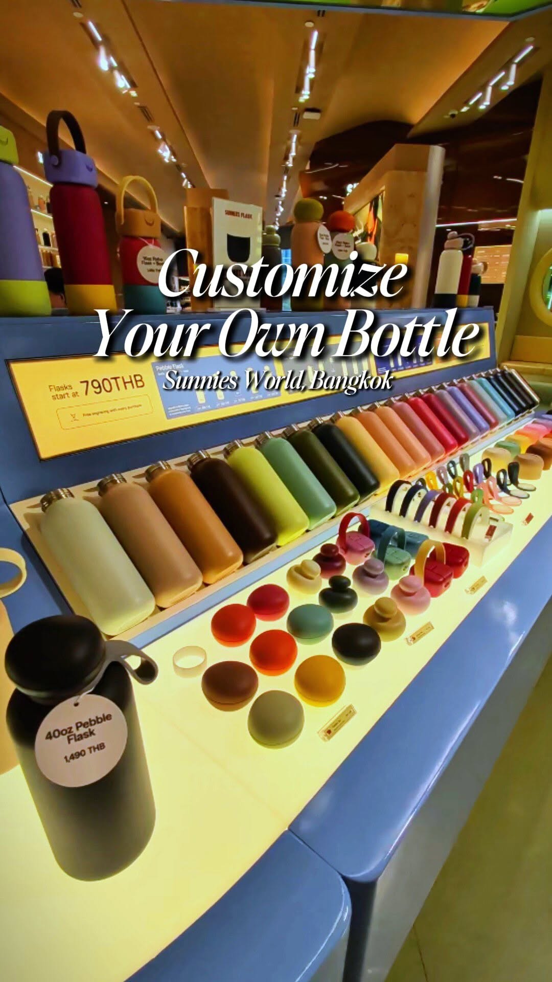 Sunnies World Dusit Central Park: Custom Water Bottles