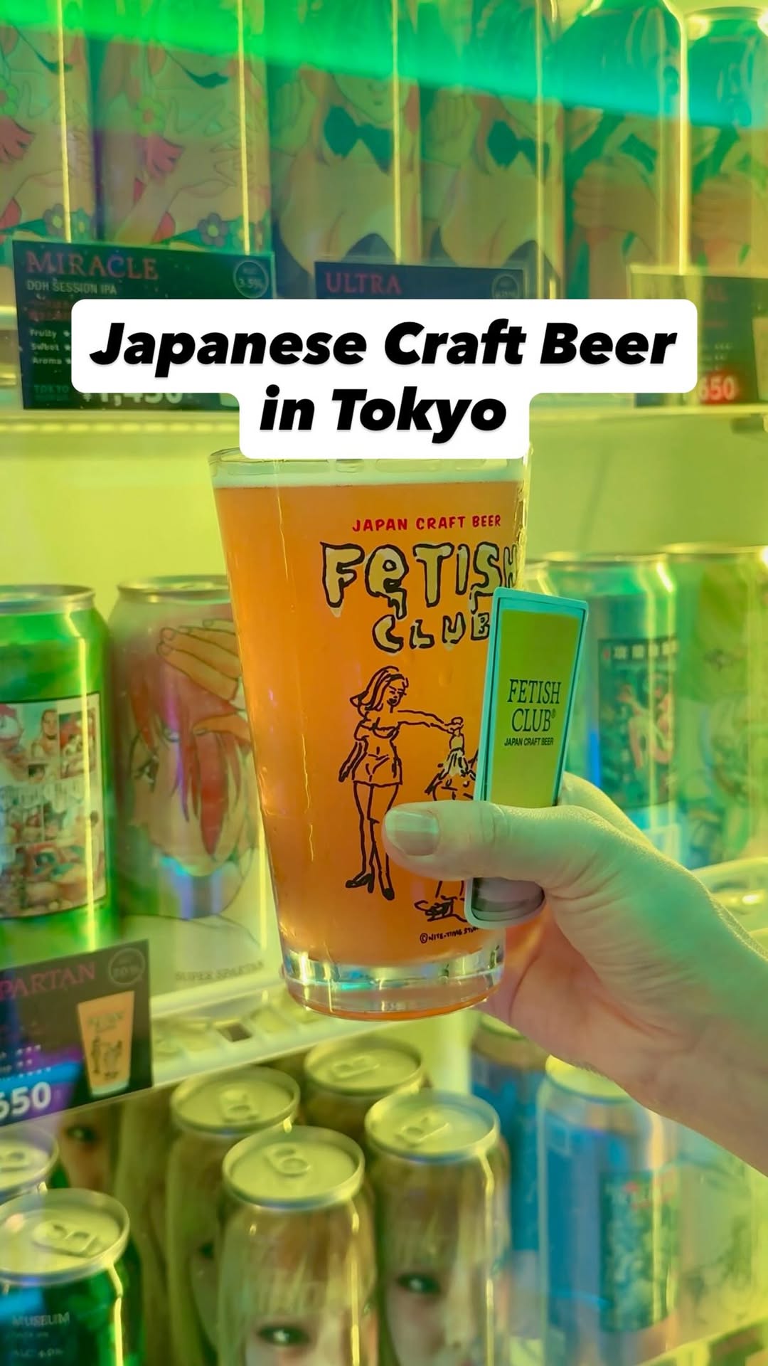 Tokyo Craft Beer Bar with Club Atmosphere