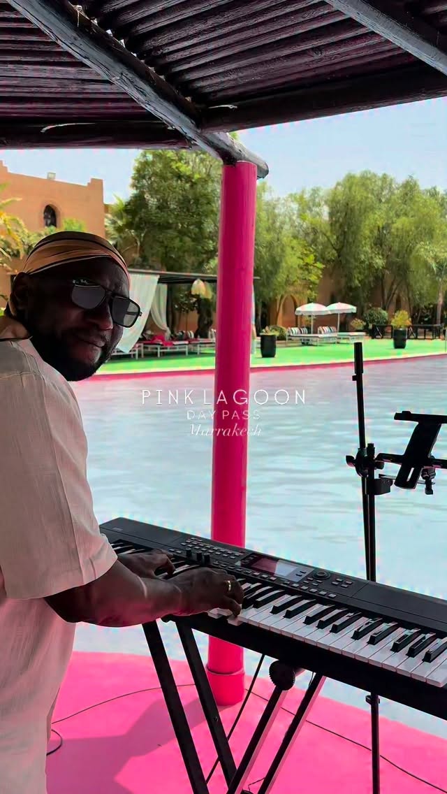 Marrakech's Pink Lagoon Offers Colorful Pool Day