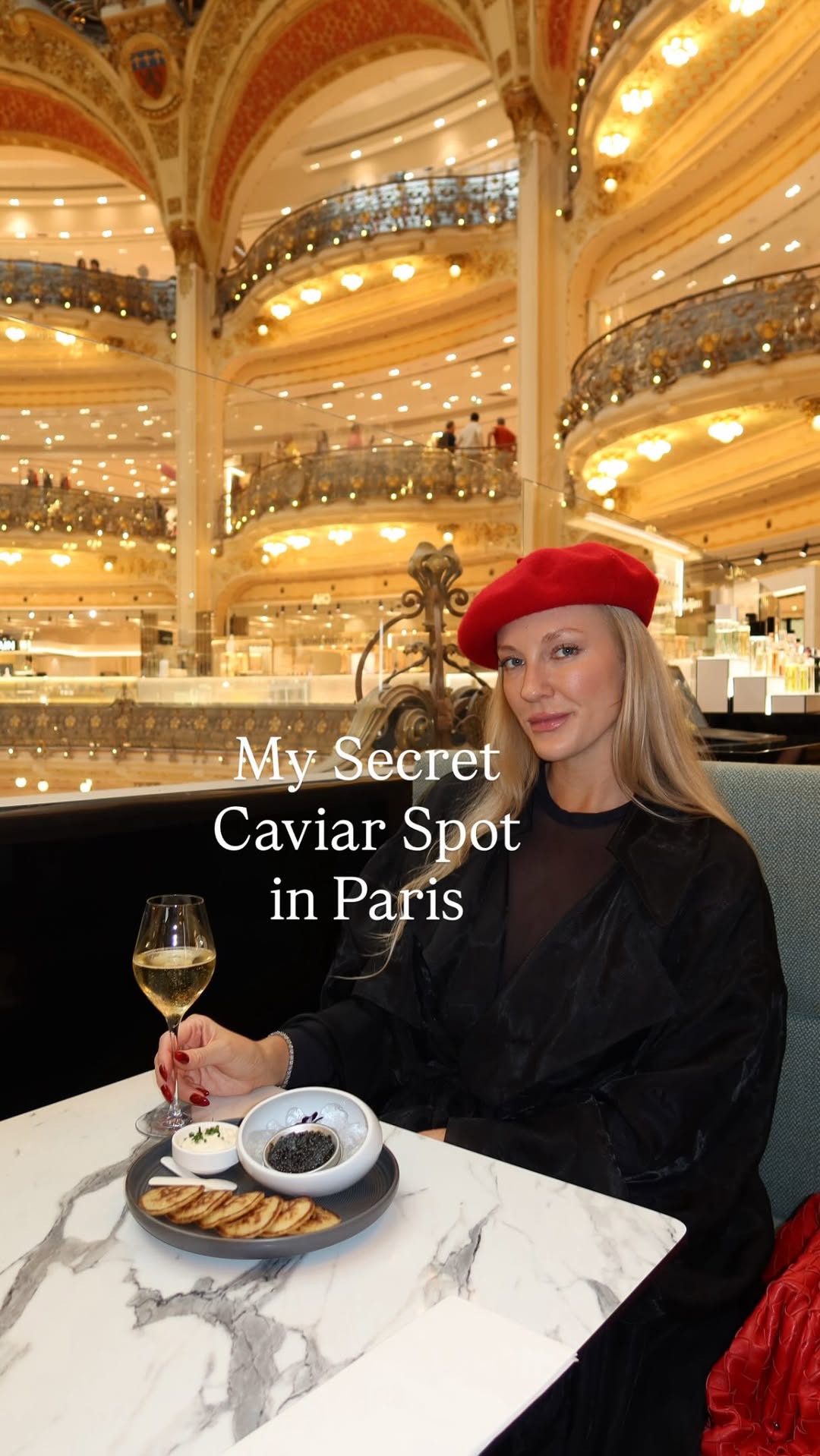 Parisian Caviar and Champagne Spot
