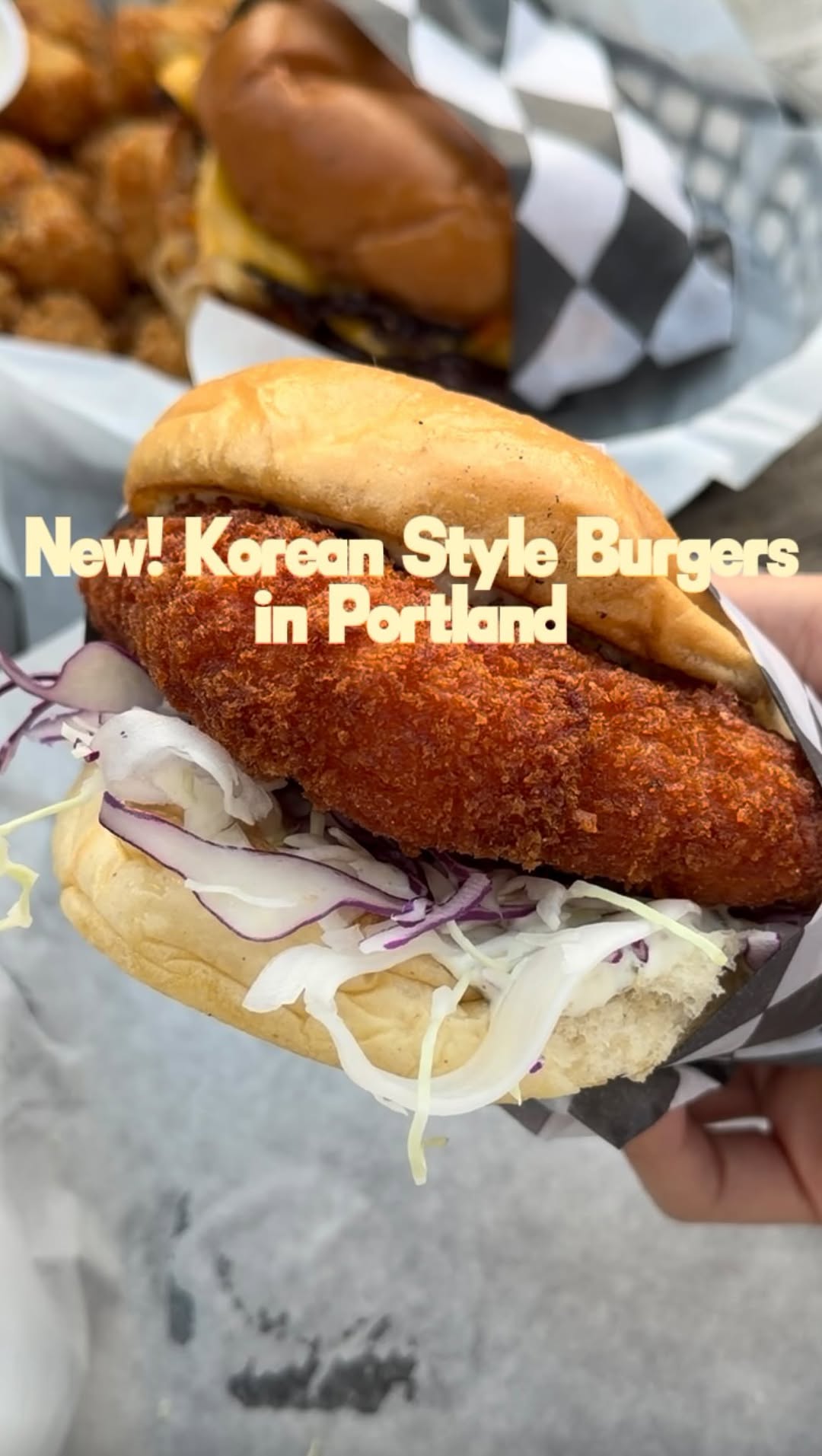 Shrimp Burgers and Korean Sandwiches in Portland