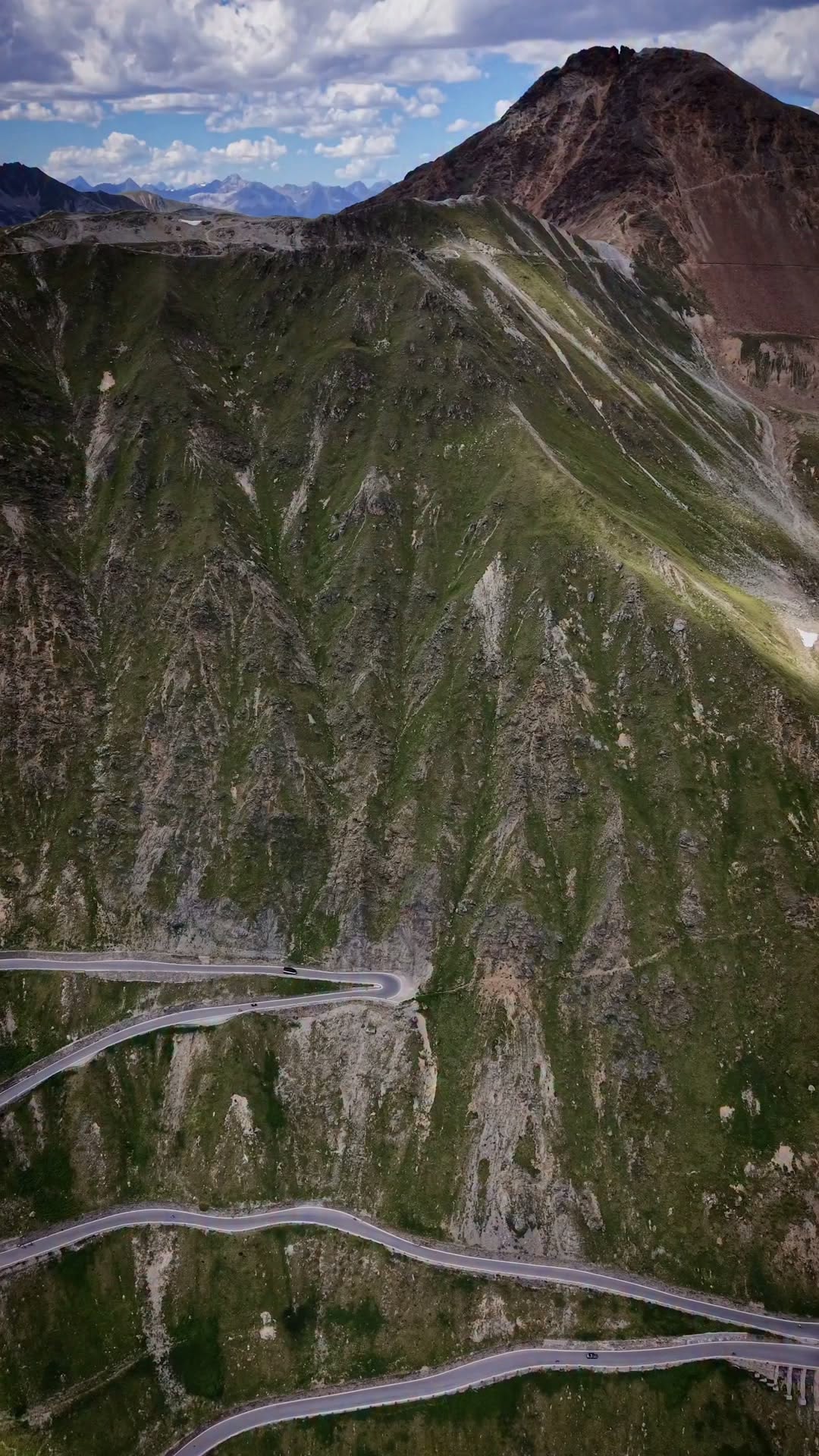 Stelvio Pass's Majestic Mountain Road