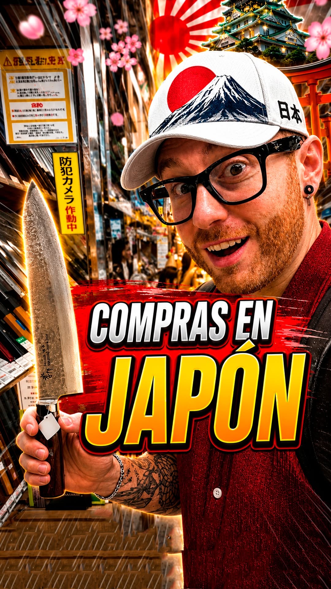 Japanese Street Shopping for Food and Kitchenware